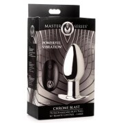 Chrome Blast Rechargeable Butt plug with Remote Control - Large - Image 6