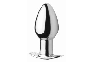 Chrome Blast Rechargeable Butt plug with Remote Control - Large