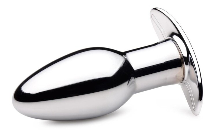 Chrome Blast Rechargeable Butt plug with Remote Control - Small - Image 2