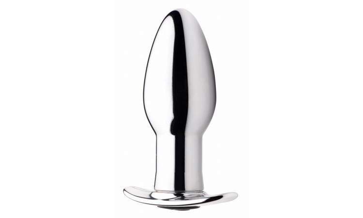 Chrome Blast Rechargeable Butt plug with Remote Control - Small - Image 1