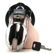CB-6000 Chastity Cage - Chrome - 35 mm - Image 6