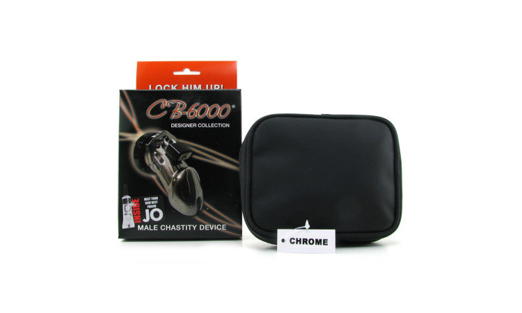 CB-6000 Chastity Cage - Chrome - 35 mm - Image 7