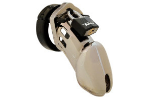 CB-6000 Chastity Cage - Chrome - 35 mm