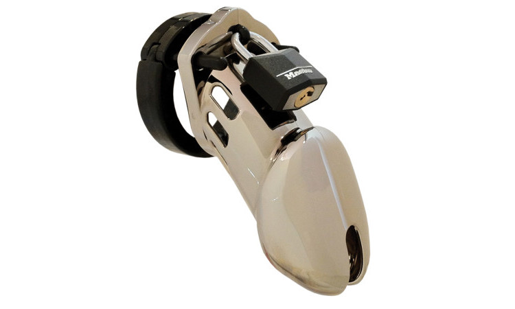 CB-6000 Chastity Cage - Chrome - 35 mm - Image 1