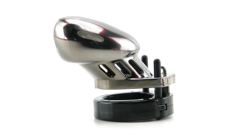 CB-6000S Chastity Cage - Chrome - 35 mm - Image 3