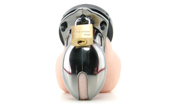 CB-6000S Chastity Cage - Chrome - 35 mm - Image 6
