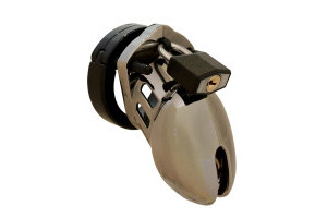 CB-6000S Chastity Cage - Chrome - 35 mm