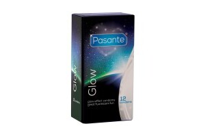 Pasante Glow Condoms - 12 pieces