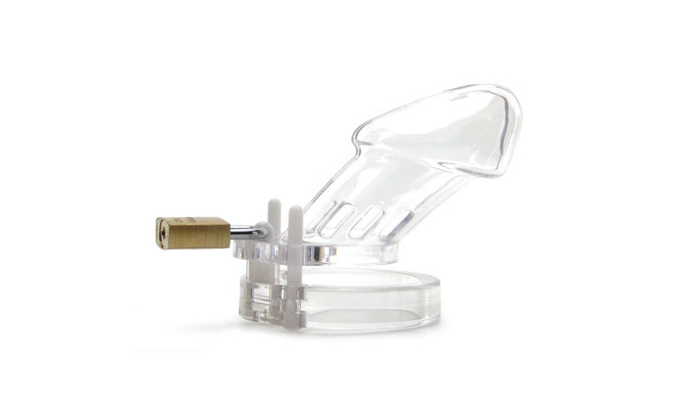 CB-6000 Chastity Cage - Clear - 37 mm - Image 3
