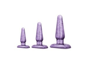 B Yours - Anal Plug Set - Purple Swirl