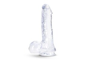 B Yours Plus - Ram 'n Jam Dildo - Transparent