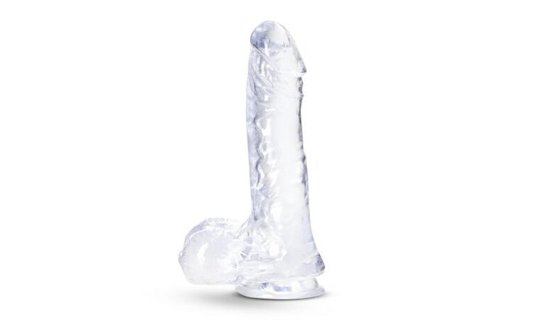 B Yours Plus - Ram 'n Jam Dildo - Transparent - Image 1