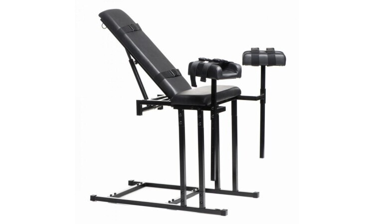 Extreme Obedience BDSM Chair - Black - Image 1