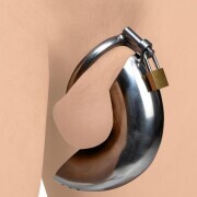 Stainless Steel Penis Cage with 3 Rings - Image 4