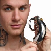 Stainless Steel Penis Cage with 3 Rings - Image 5