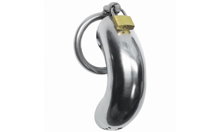 Stainless Steel Penis Cage with 3 Rings - Image 1
