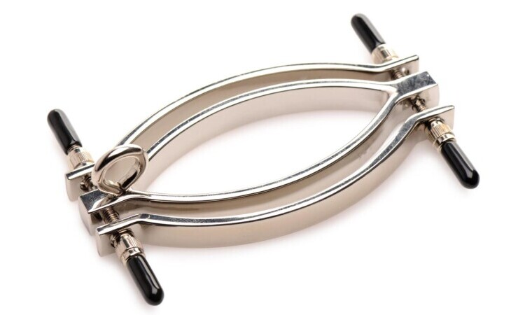 Pussy Tugger Adjustable Vagina Clamp with Chain - Image 2