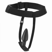 Bum-Tastic Vibrating Anal Plug with Harness & Remote Control - Image 1