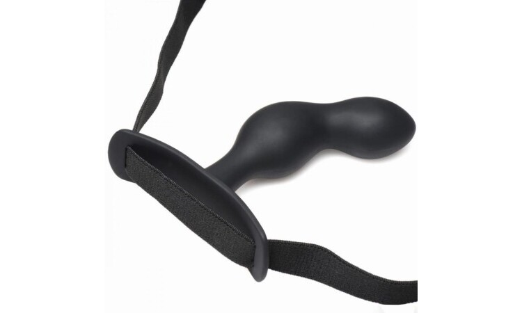 P-Spot Plugger Anal Plug with Harness & Remote Control - Image 3