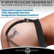 P-Spot Plugger Anal Plug with Harness & Remote Control - Image 4