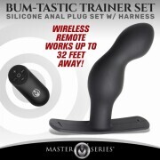 P-Spot Plugger Anal Plug with Harness & Remote Control - Image 2