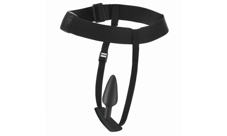 Bum-Tastic Anal Plug Set with Harness - Black - Image 1