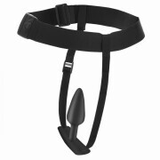 Bum-Tastic Anal Plug Set with Harness - Black - Image 1