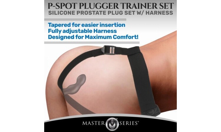 P-Spot Plugger Prostate Plug Set with Harness - Image 4