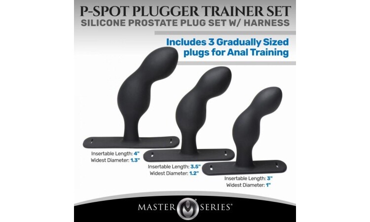 P-Spot Plugger Prostate Plug Set with Harness - Image 6