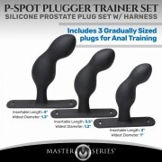 P-Spot Plugger Prostate Plug Set with Harness - Image 6