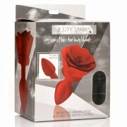 Vibrating Rose Anal Plug with Remote Control - Large - Image 8