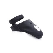 Vibrating Taint Stim Cock Ring - Black - Image 2