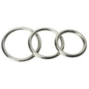 Trine Steel Ring Collection - Image 1
