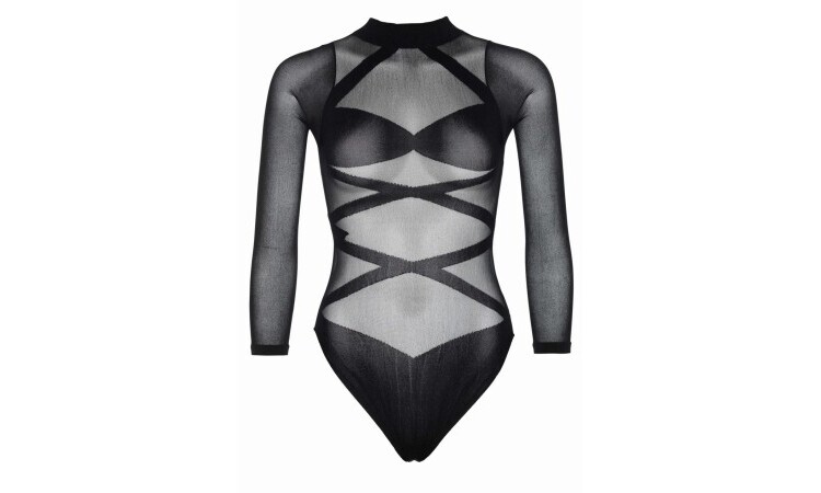 Truth Or Dare Body & Thigh Highs Set - Black - Image 6