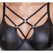 Bra Set Matt Look - Black - Image 6