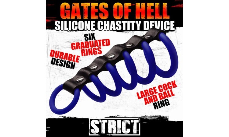 Gates of Hell Chastity Device - Black - Image 6