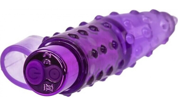 Frisky Finger Rechargeable Bullet Vibrator - Purple - Image 2
