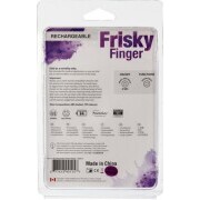 Frisky Finger Rechargeable Bullet Vibrator - Purple - Image 6