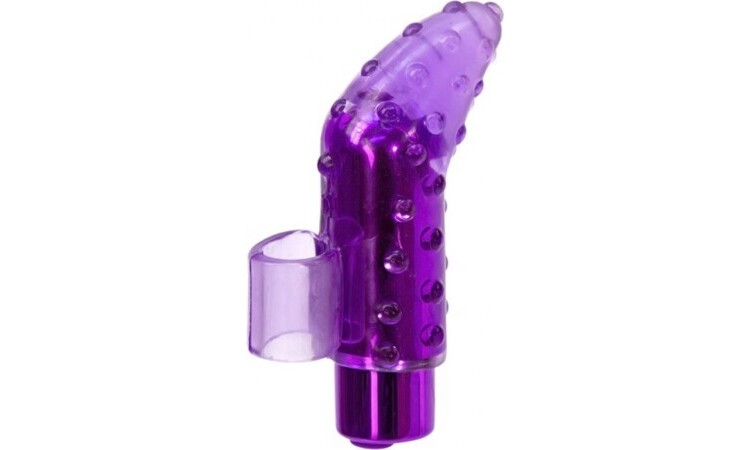 Frisky Finger Rechargeable Bullet Vibrator - Purple - Image 1