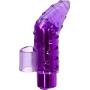 Frisky Finger Rechargeable Bullet Vibrator - Purple - Image 1