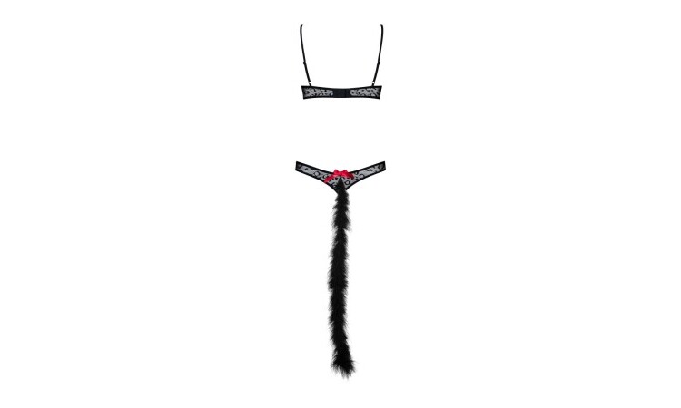 Gepardina Costume 3 pieces S/M -Black - Image 4