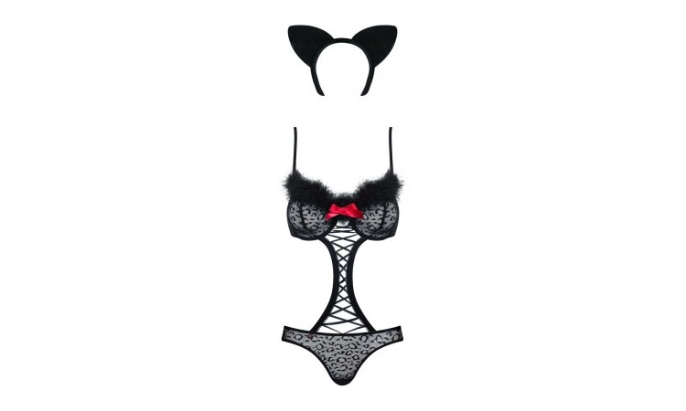 Gepardina Costume 3 pieces S/M -Black - Image 3