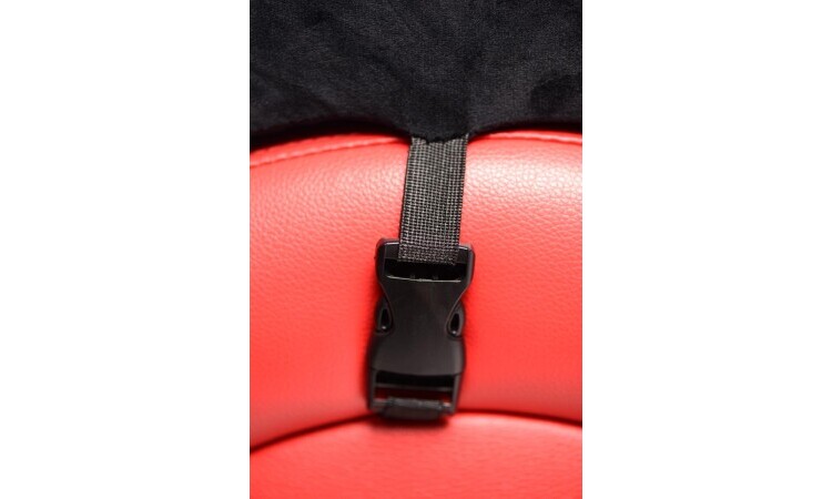 Kinky Sex Sofa With Cuffs And 2 Position Pillows - Red - Image 2
