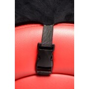 Kinky Sex Sofa With Cuffs And 2 Position Pillows - Red - Image 2