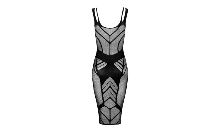 Sexy Mesh Dress - Black - Image 5