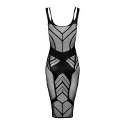 Sexy Mesh Dress - Black - Image 5