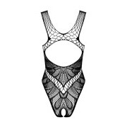 Lace Mesh Teddy - Black - Image 3