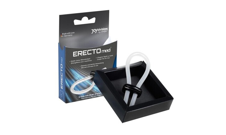 ERECTOmed Adjustable Cock Ring - Transparent - Image 1