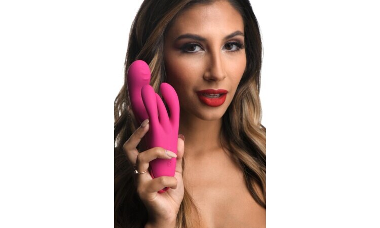 Triple Rabbit Vibrator - Pink - Image 6