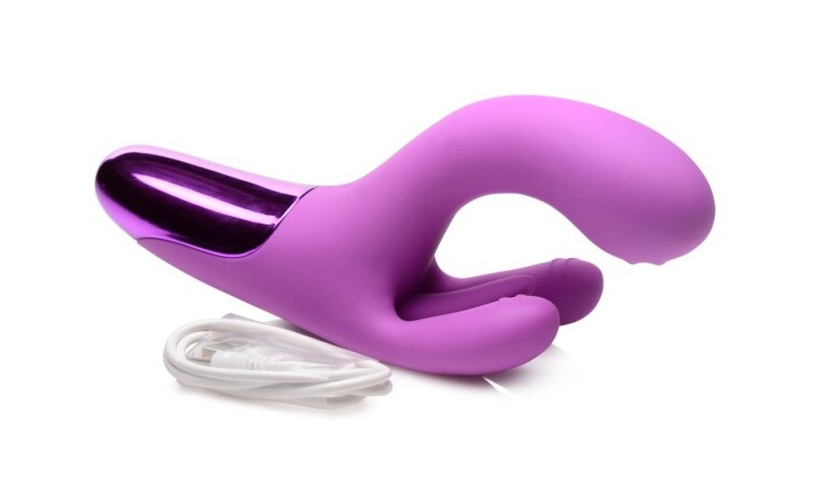 Triple Rabbit Vibrator - Purple - Image 2